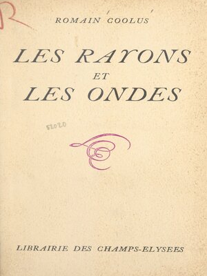 cover image of Les rayons et les ondes